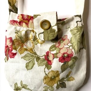Cottagecore Inspired cotton floral side bag